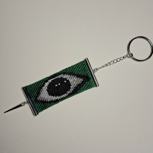 Handmade keychain eye