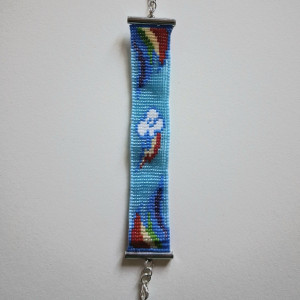 Handmade bracelet Ranibow Dash
