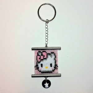 Handmade keychain Hello Kitty