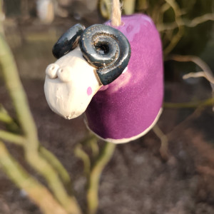 dzwonek ceramiczny baran