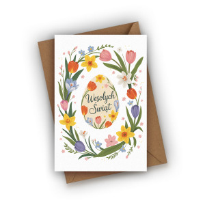 Kartka wielkanocna- Wesołych Świąt