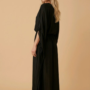 Sukienka czarna bawełniana oversize