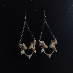 Kolczyki z kręgami młodego dzika