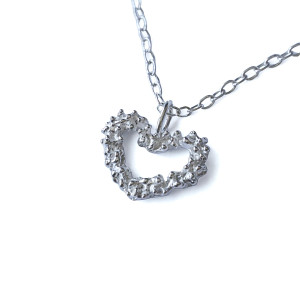 Srebrny naszyjnik z zawieszką Bubble Heart