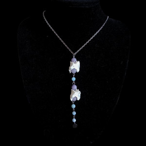 Ametystowy naszyjnik