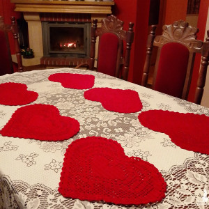 Serwetki Serce, 4 szt + 2 gratis