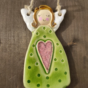 Aniołek ceramiczny