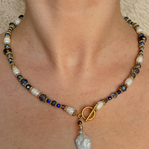 Naszyjnik "Niebieska Perła"