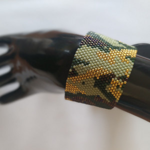 Branzoletka z koralików miyuki