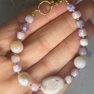 Bransoletka Aura Bloom| Kamienie naturalne