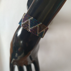 Branzoletka z koralików miyuki