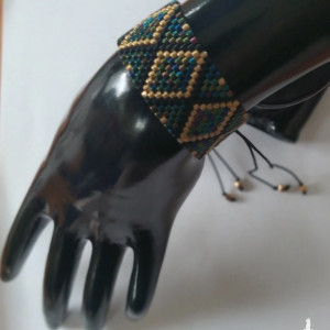 Branzoletka z koralików miyuki