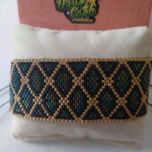 Branzoletka z koralików miyuki