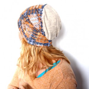 czapka damska dresowa handmade