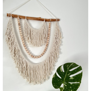 Makrama ścienna handmade Macrame boho dekoracja