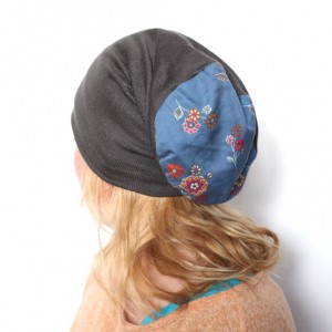 czapka damska handmade dresowa z dzianiny swetrowej