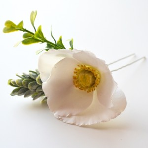 SPINKA DO WŁOSÓW "BIAŁY MAK"