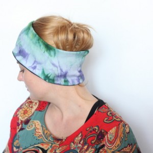 opaska damska na włosy ręcznie farbowana