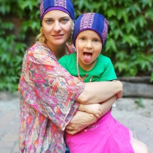 opaska dziecięca miła koronka szeroka handmade boho