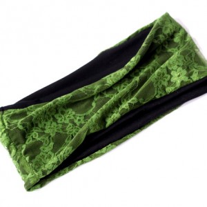 opaska damska koronkowa zielona