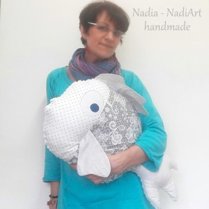 Poduszka Duża Ryba 2