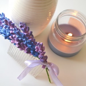 ŚLUBNY GRZEBYK "LAVENDER"