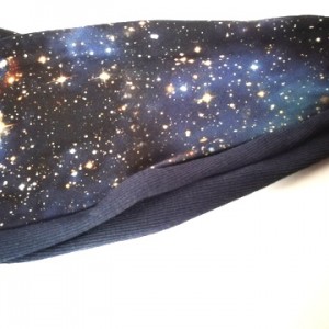 opaska szara kosmiczna bawełna na podszewce