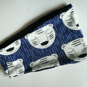 opaska damska dzianina misie miękka joga sport