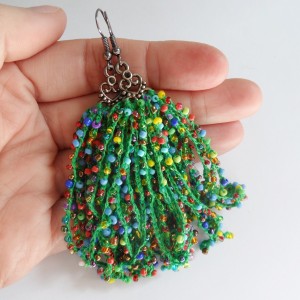 Multibeads kolczyki chwosty 456