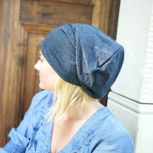 czapka damska szara dzianinowa