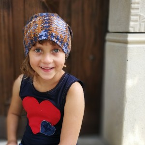 czapka dziecięca mała wzorek