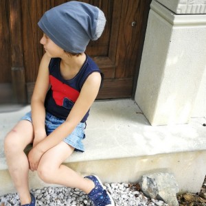 czapka dziecięca mała wzorek