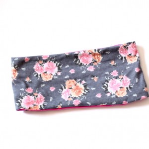 opaska dzianinowa kolorowa wiosenna