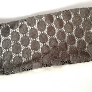 opaska szara koronka