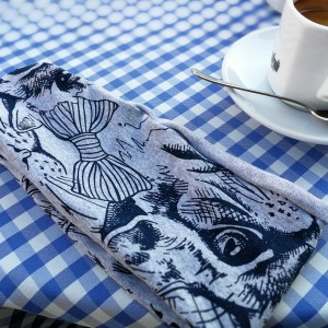 opaska damska miła szeroka dzianina joga sport