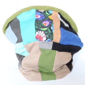 komin patchworkowy ludowy