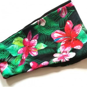 opaska damska miła szeroka dzianina joga sport