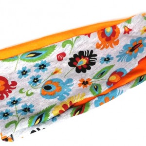 opaska damska handmade folk dzianina sportowa joga