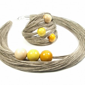 RUMIANKI - komplet len i stal