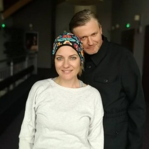 opaska damska miła szeroka dzianina joga sport