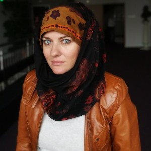 komplet  zimowy orientalny boho handmade