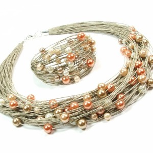 Morelowe perełki, komplet