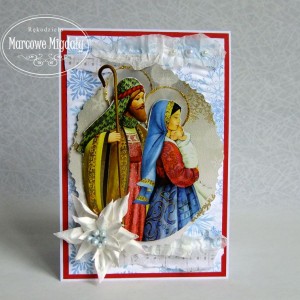 Święta Rodzina kartka bożonarodzeniowa