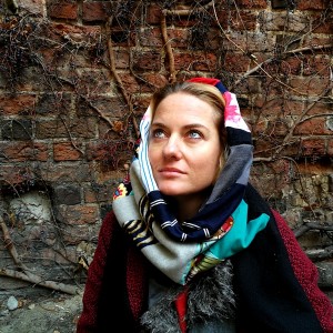 komin patchworkowy zimowy boho handmade kolorowy ciepły frida kahlo