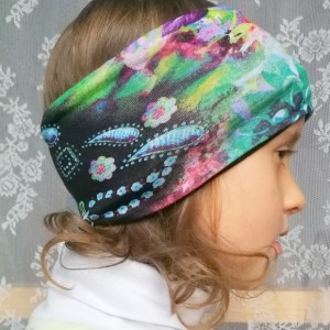 opaska dziecięca podwójna kolorowa