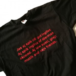 koszulka męska bawełniana z nadrukiem