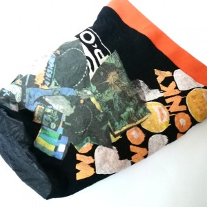 czapka dzianinowa kolorowa boho sportowa etno smerfetka