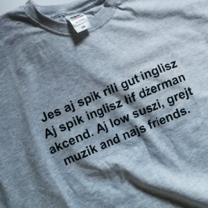 koszulka męska bawełniana z nadrukiem