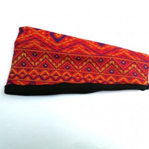 opaska damska szeroka we wzory etno boho handmade