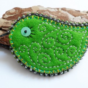 FUN filcowa 054 broszka ptaszek